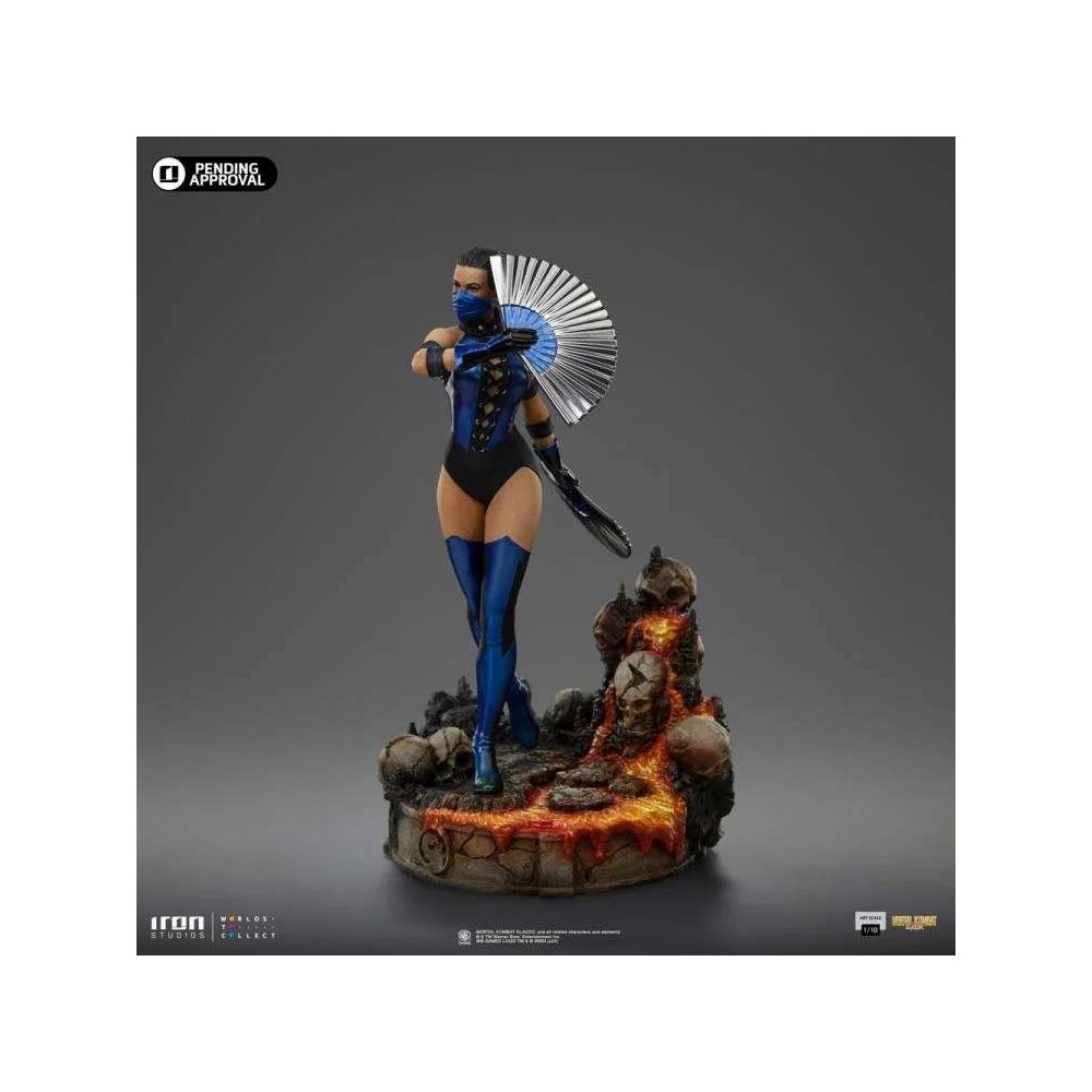 IRON STUDIOS MORTAL KOMBAT KITANA ART SCALE 1/10 STATUE FIGURE