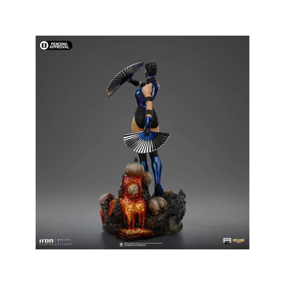 MORTAL KOMBAT ART SCALE KITANA 1/10 STATUA FIGURE IRON STUDIOS