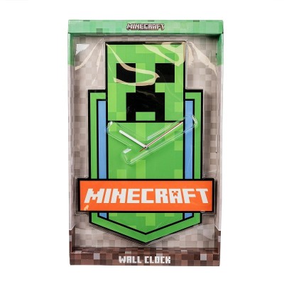 MINECRAFT CREEPER MAXI OROLOGIO DA MURO 50CM KIDS LICENSING