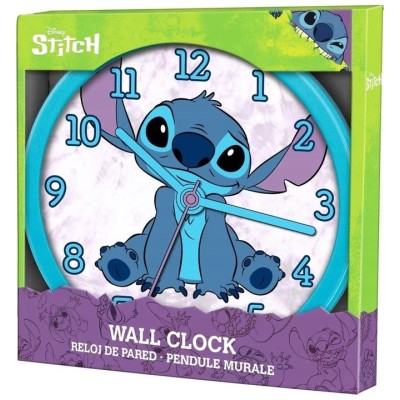 DISNEY STITCH OROLOGIO DA MURO 25CM KIDS LICENSING