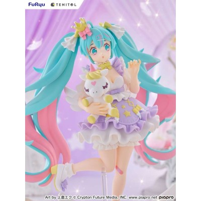 FURYU HATSUNE MIKU YUMEKAWA PRINCESS LAVANDER TENITOL PVC FIGURE STATUE