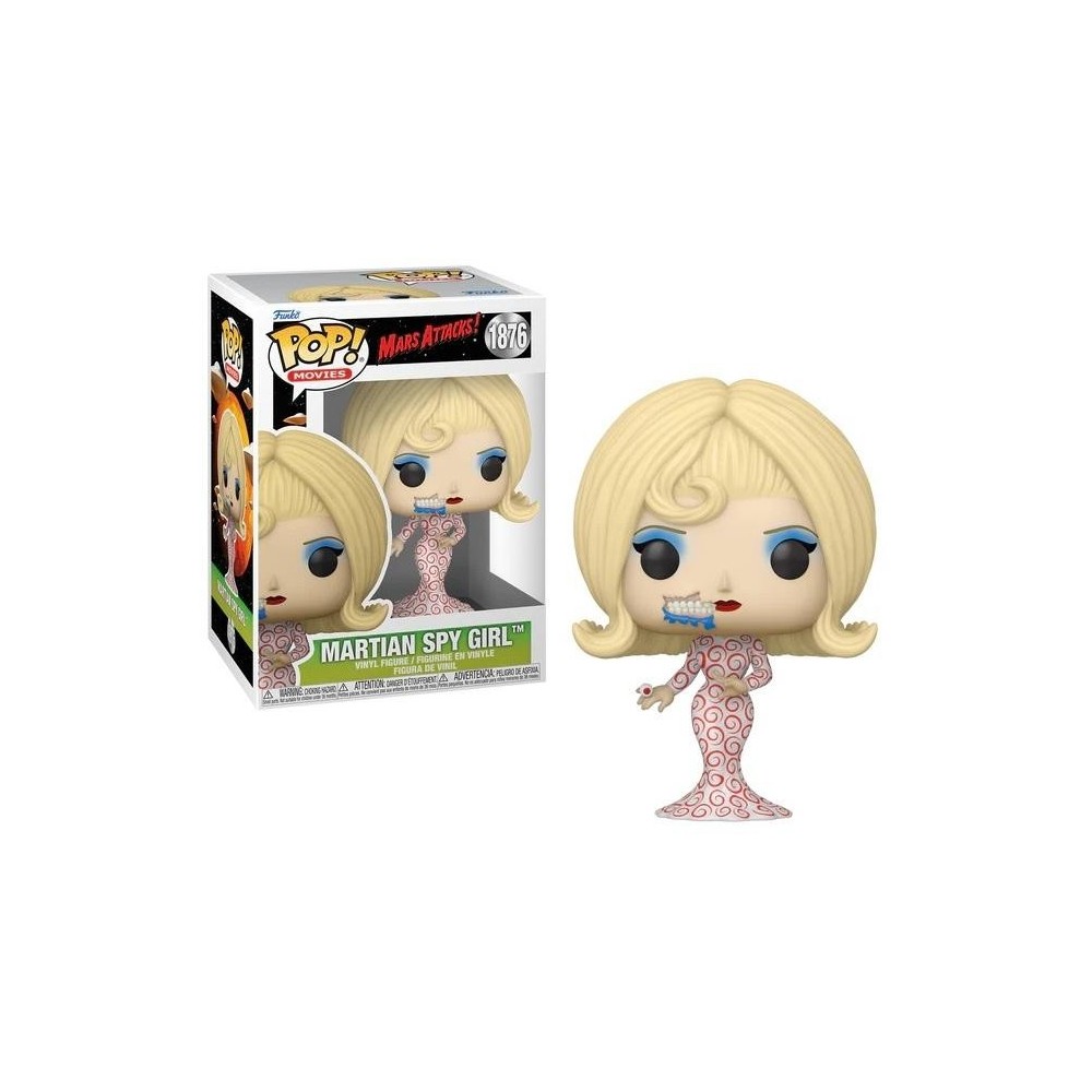 FUNKO FUNKO POP! MARS ATTACKS! MARTIAN SPY GIRL BOBBLE HEAD FIGURE