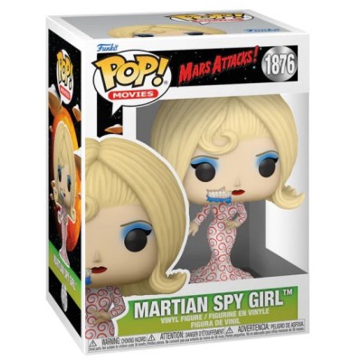FUNKO FUNKO POP! MARS ATTACKS! MARTIAN SPY GIRL BOBBLE HEAD FIGURE