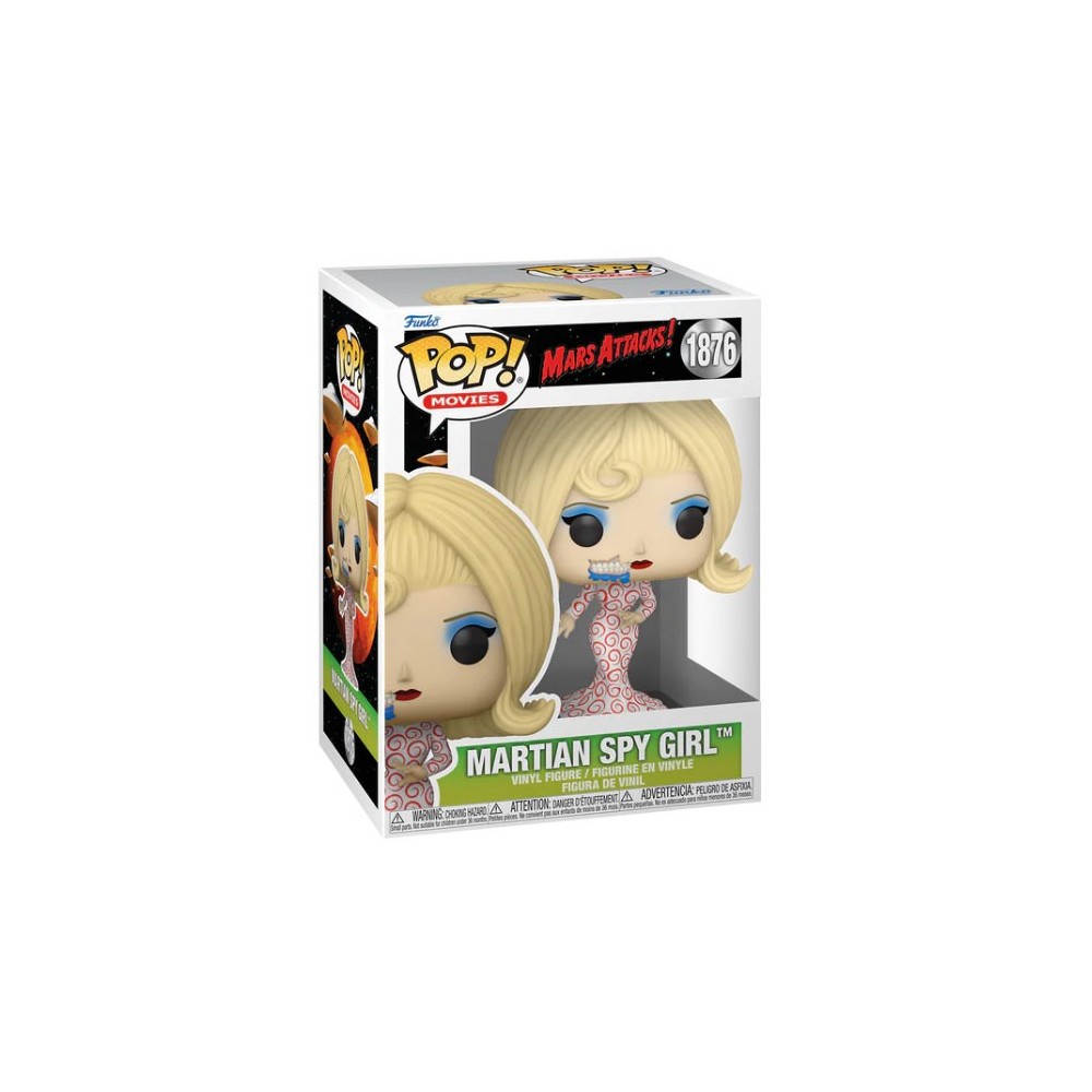 FUNKO FUNKO POP! MARS ATTACKS! MARTIAN SPY GIRL BOBBLE HEAD FIGURE