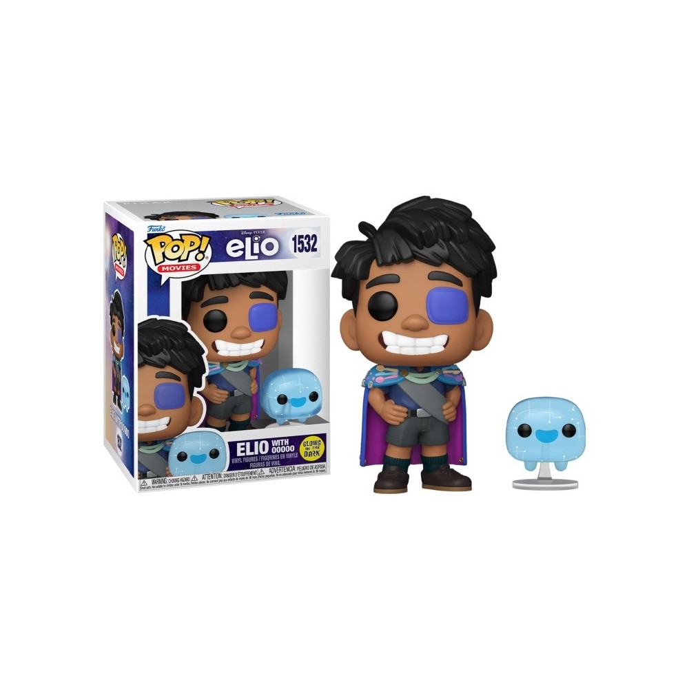 FUNKO POP! PIXAR ELIO WITH OOOOO GLOW IN THE DARK BOBBLE HEAD KNOCKER FIGURE FUNKO