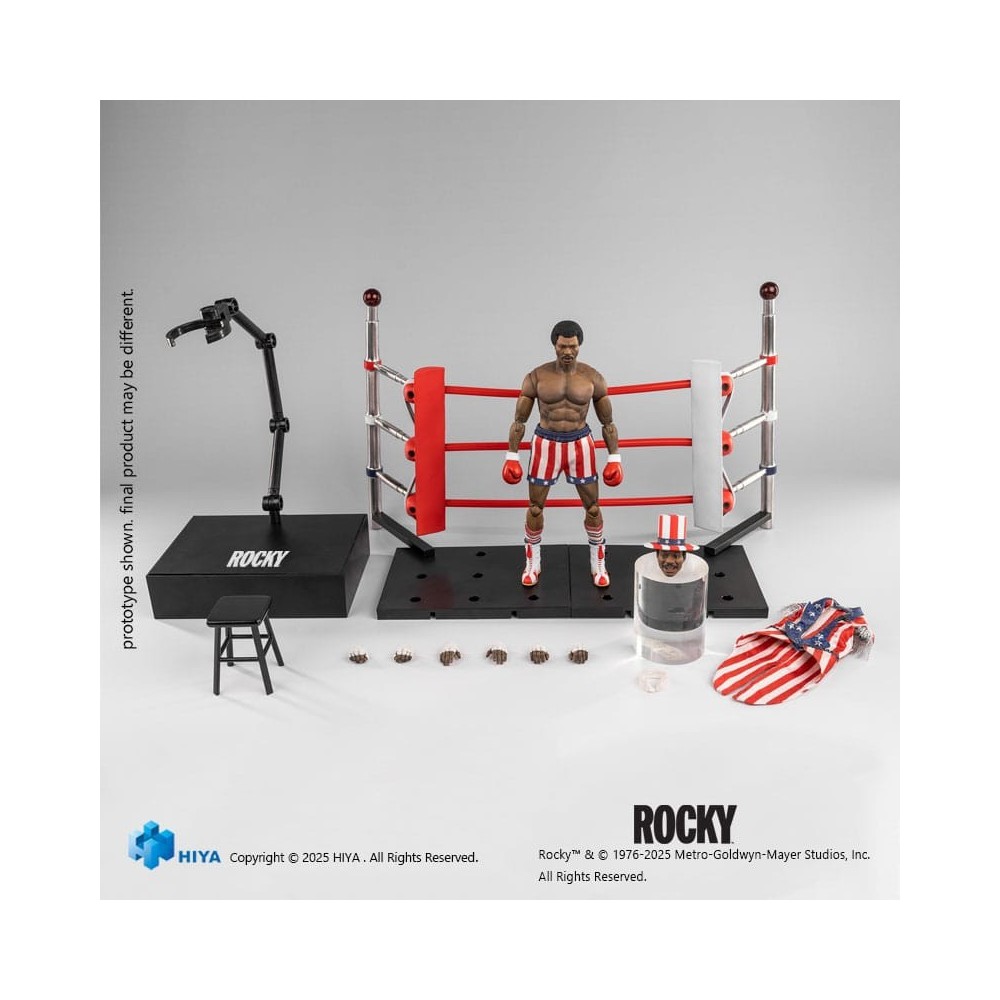 ROCKY EXQUISITE SUPER SERIES APOLLO CREED 1/12 ACTION FIGURE HIYA TOYS