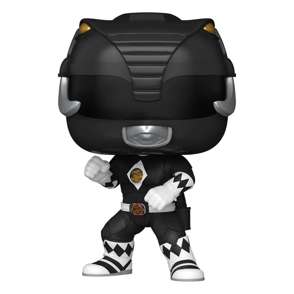 FUNKO POP! POWER RANGERS THE MOVIE 1995 BLACK RANGER BOBBLE HEAD FIGURE FUNKO
