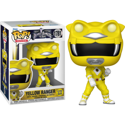 FUNKO POP! POWER RANGERS THE MOVIE 1995 YELLOW RANGER GLOW IN THE DARK FIGURE FUNKO