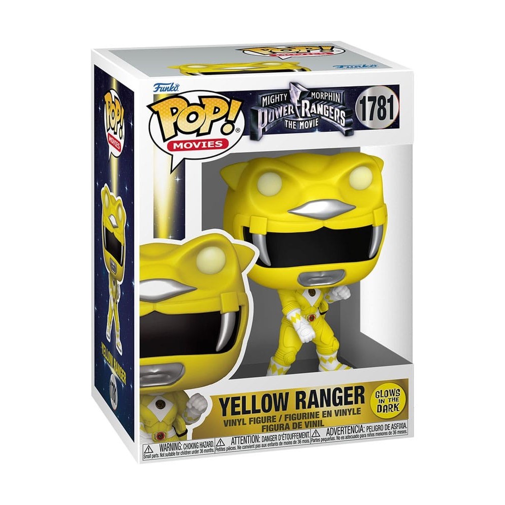 FUNKO POP! POWER RANGERS THE MOVIE 1995 YELLOW RANGER GLOW IN THE DARK FIGURE FUNKO