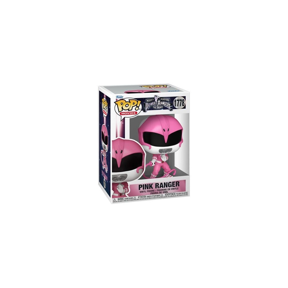 FUNKO POP! POWER RANGERS THE MOVIE 1995 PINK RANGER BOBBLE HEAD FIGURE FUNKO
