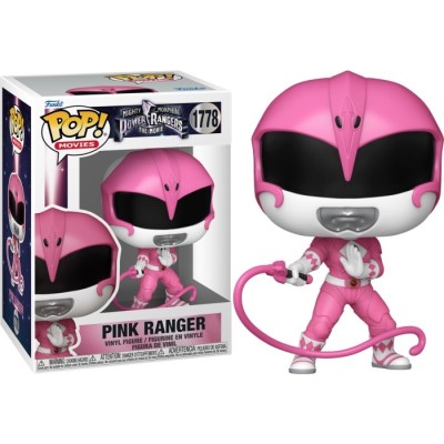 FUNKO POP! POWER RANGERS THE MOVIE 1995 PINK RANGER BOBBLE HEAD FIGURE FUNKO