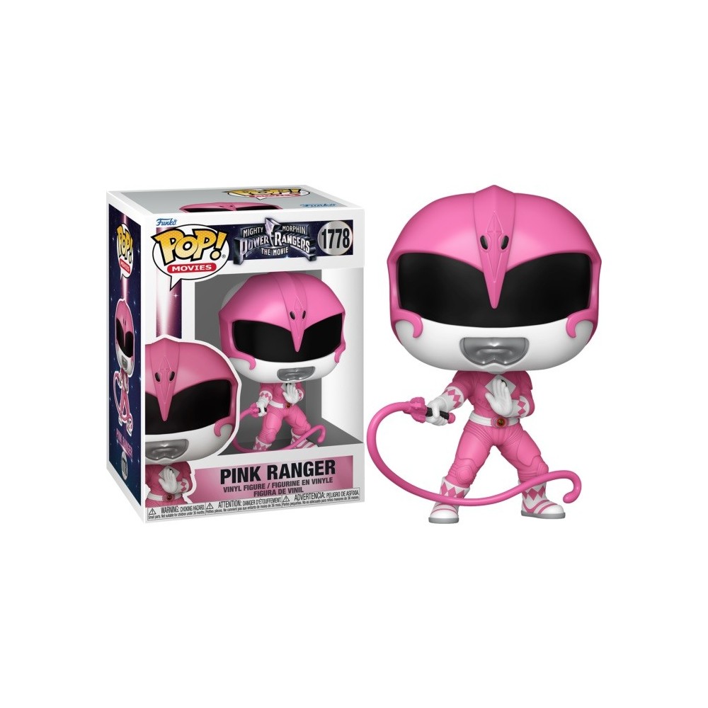 FUNKO POP! POWER RANGERS THE MOVIE 1995 PINK RANGER BOBBLE HEAD FIGURE FUNKO
