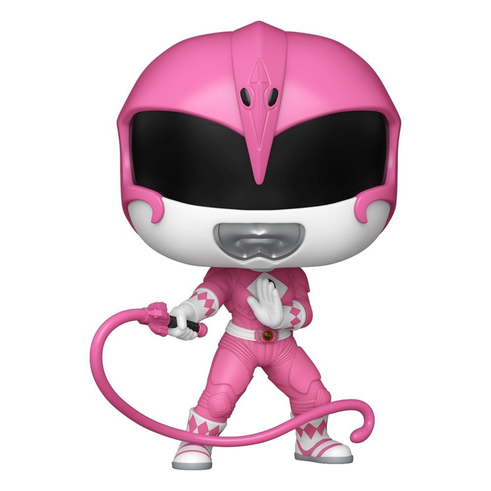 FUNKO POP! POWER RANGERS THE MOVIE 1995 PINK RANGER BOBBLE HEAD FIGURE FUNKO