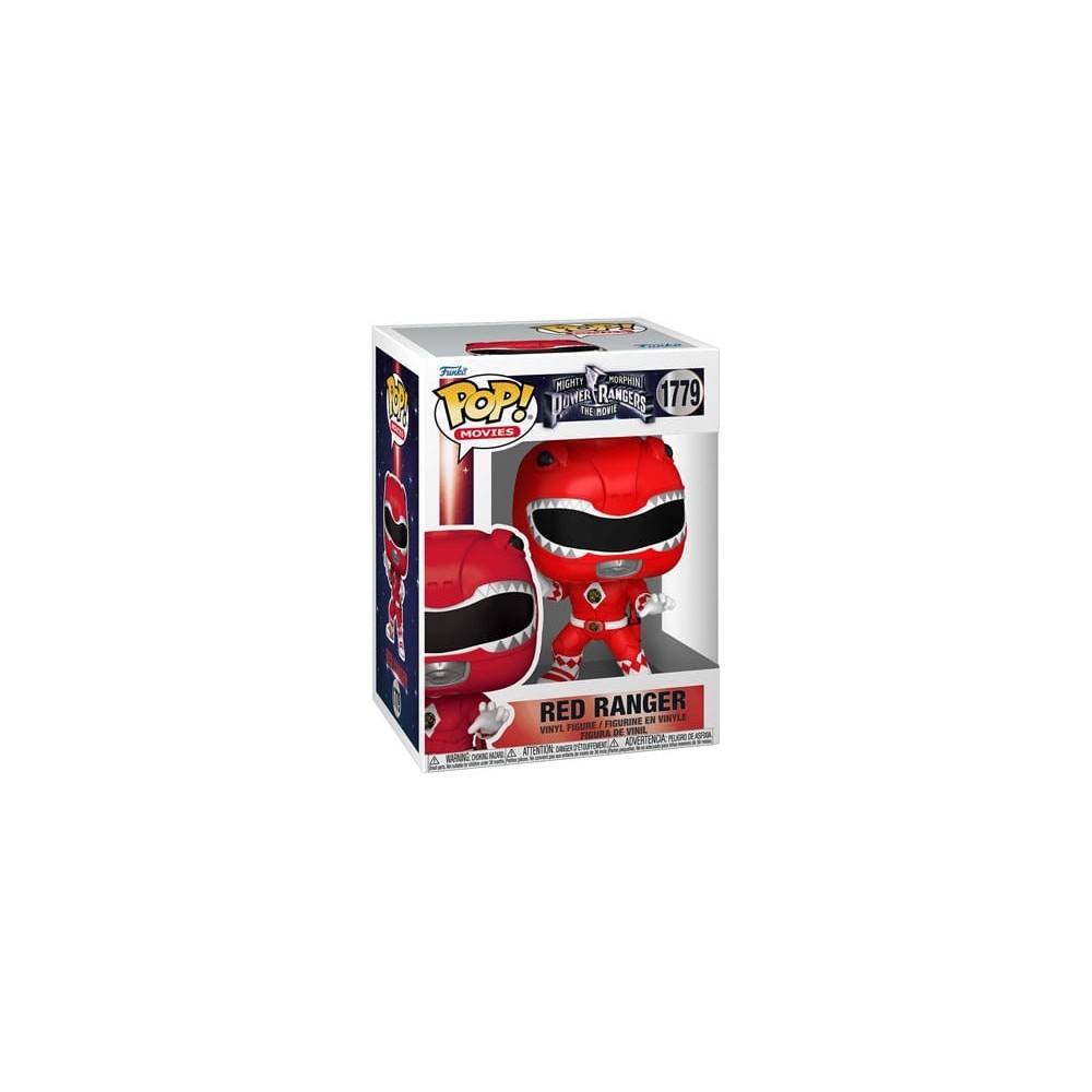 FUNKO POP! POWER RANGERS THE MOVIE 1995 RED RANGER BOBBLE HEAD FIGURE FUNKO