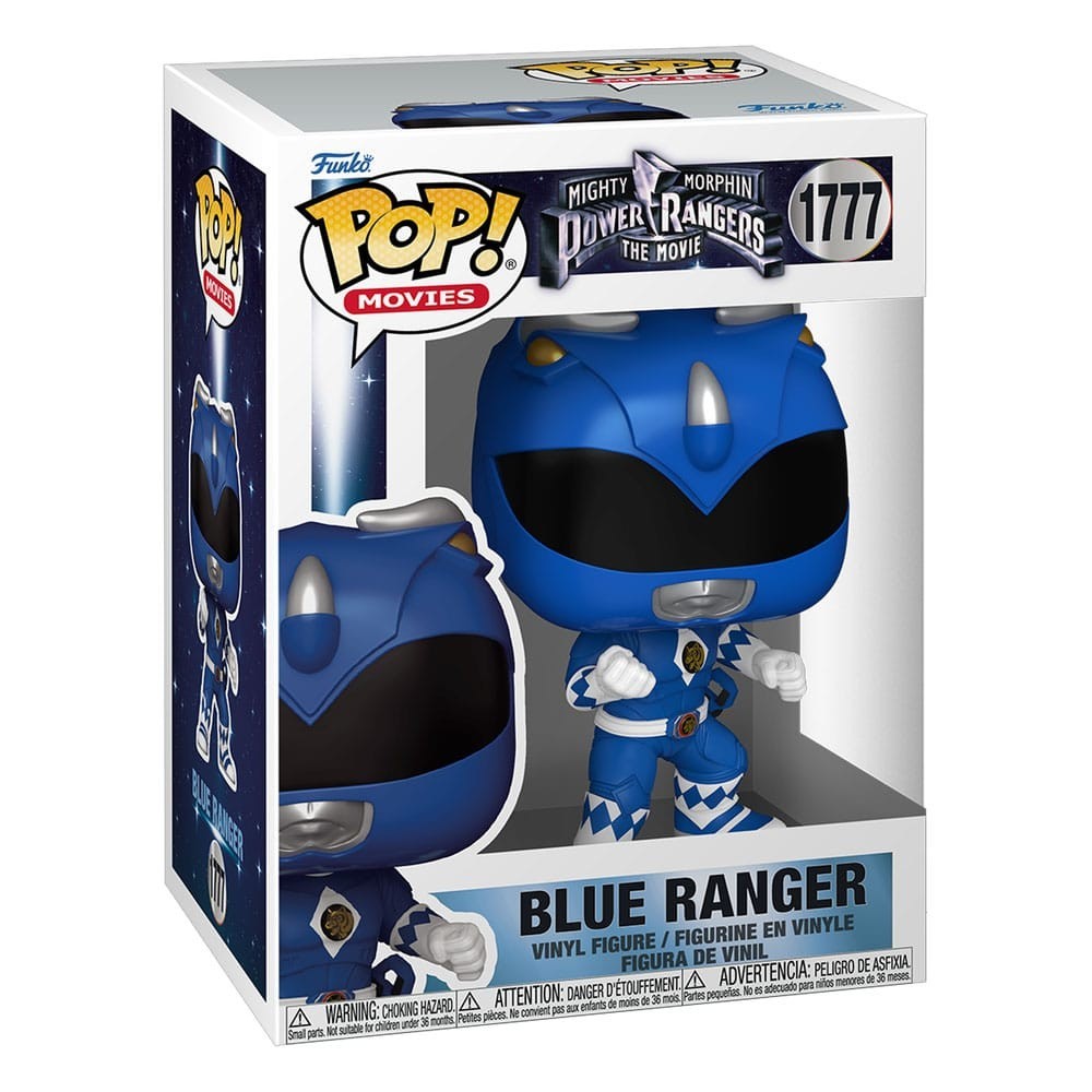FUNKO POP! POWER RANGERS THE MOVIE 1995 BLUE RANGER BOBBLE HEAD FIGURE FUNKO
