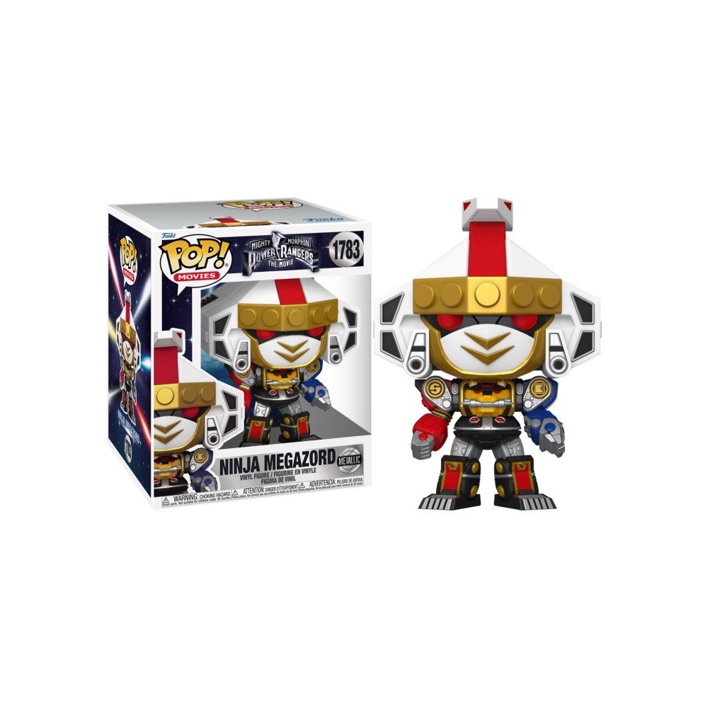 FUNKO POP! POWER RANGERS THE MOVIE 1995 NINJA MEGAZORD METALLIC SUPERSIZED FIGURE FUNKO