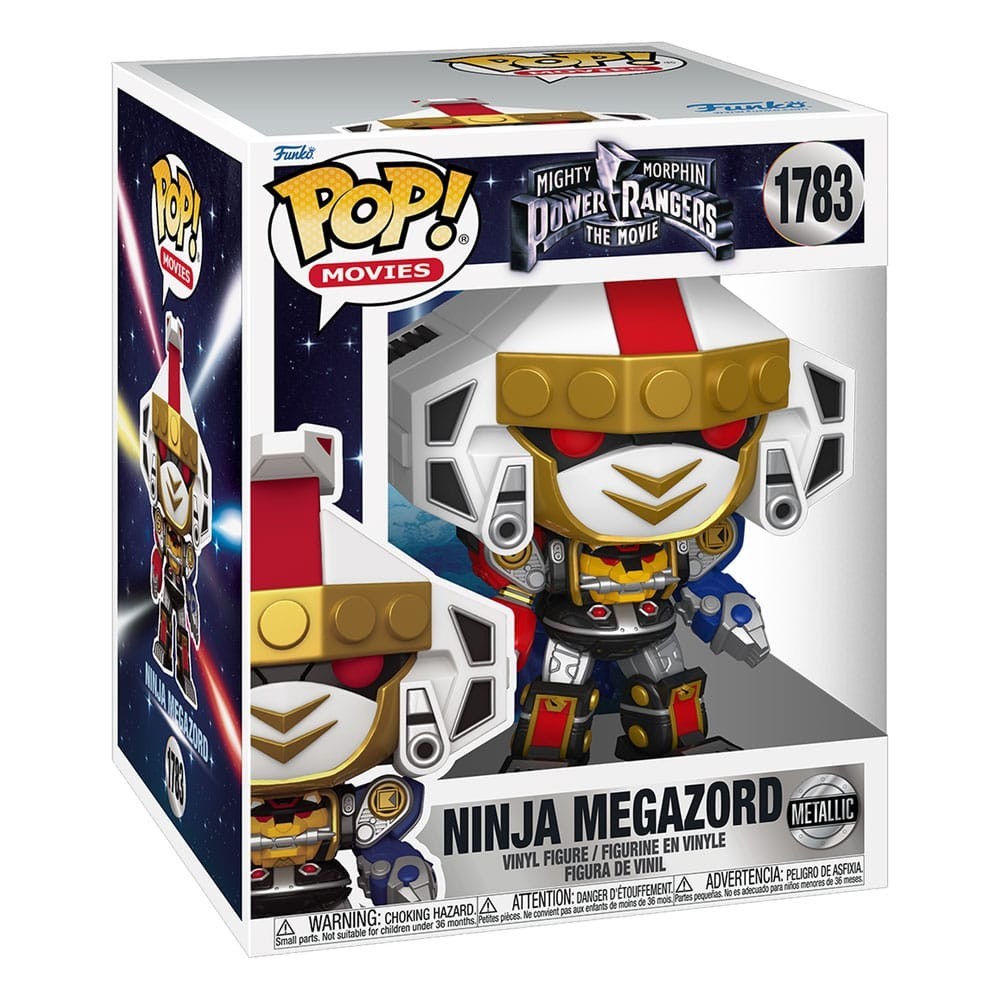 FUNKO POP! POWER RANGERS THE MOVIE 1995 NINJA MEGAZORD METALLIC SUPERSIZED FIGURE FUNKO