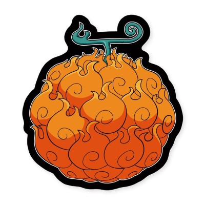 HERDING ONE PIECE MERA MERA NO MI FRUIT 3D PILLOW 45CM