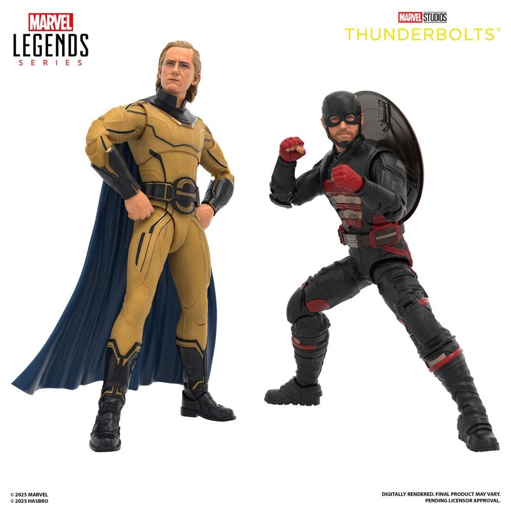 HASBRO MARVEL LEGENDS THUNDERBOLTS JOHN F. WALKER & SENTRY PVC ACTION FIGURES