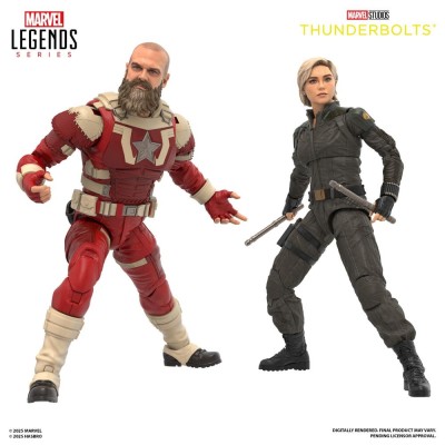 MARVEL LEGENDS THUNDERBOLTS YELENA BELOVA & RED GUARDIAN 2-PACK ACTION FIGURES HASBRO