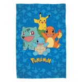 POKEMON STARTERS COPERTA IN PILE 130X160CM HERDING