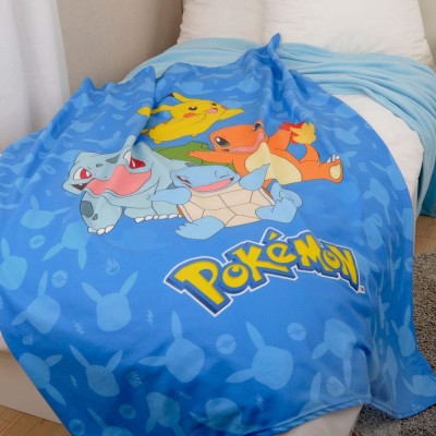 POKEMON STARTERS COPERTA IN PILE 130X160CM HERDING