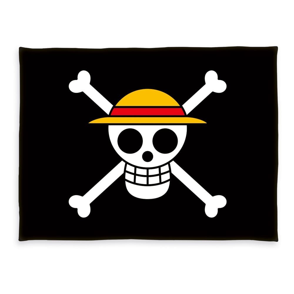 ONE PIECE JOLLY ROGER COPERTA IN PILE 150X200CM HERDING