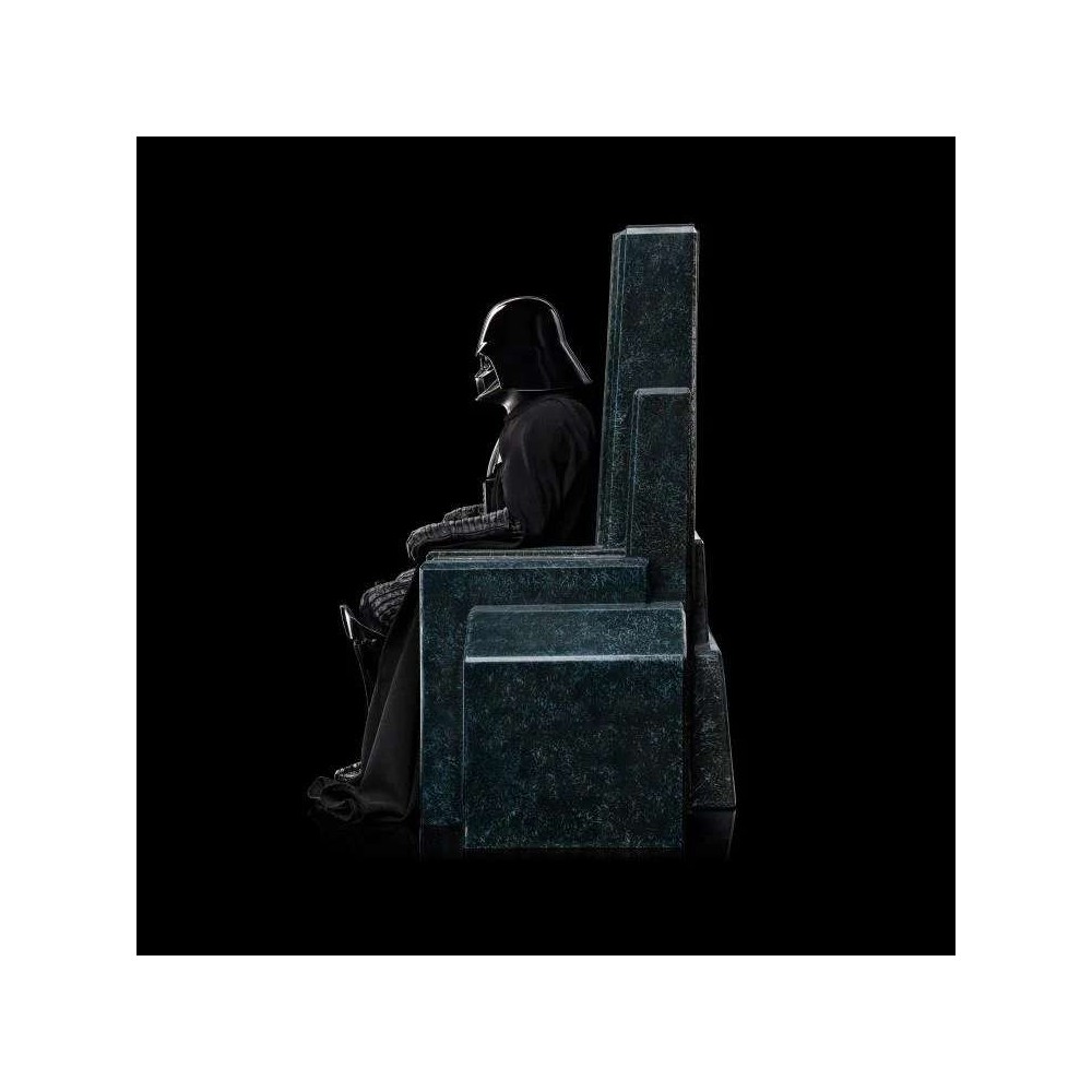 STAR WARS OBI-WAN DARTH VADER ON THRONE ART SCALE DELUXE 1/10 STATUA FIGURE IRON STUDIOS