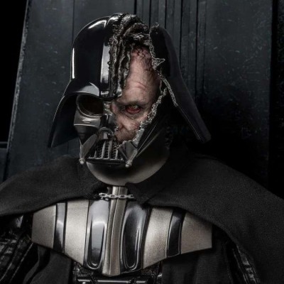 STAR WARS OBI-WAN DARTH VADER ON THRONE ART SCALE DELUXE 1/10 STATUA FIGURE IRON STUDIOS