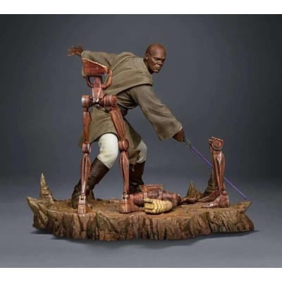 STAR WARS MACE WINDU ART SCALE 1/10 STATUA FIGURE IRON STUDIOS