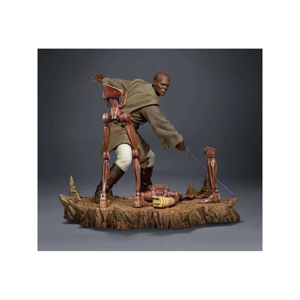 STAR WARS MACE WINDU ART SCALE 1/10 STATUA FIGURE IRON STUDIOS