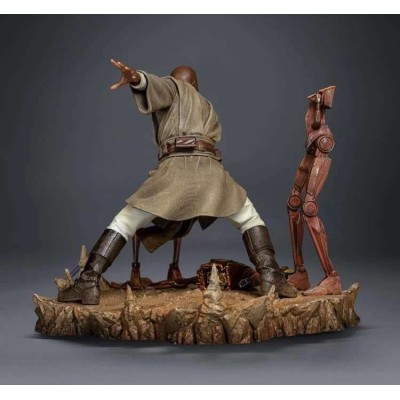 IRON STUDIOS STAR WARS MACE WINDU ART SCALE 1/10 STATUE RESIN FIGURE