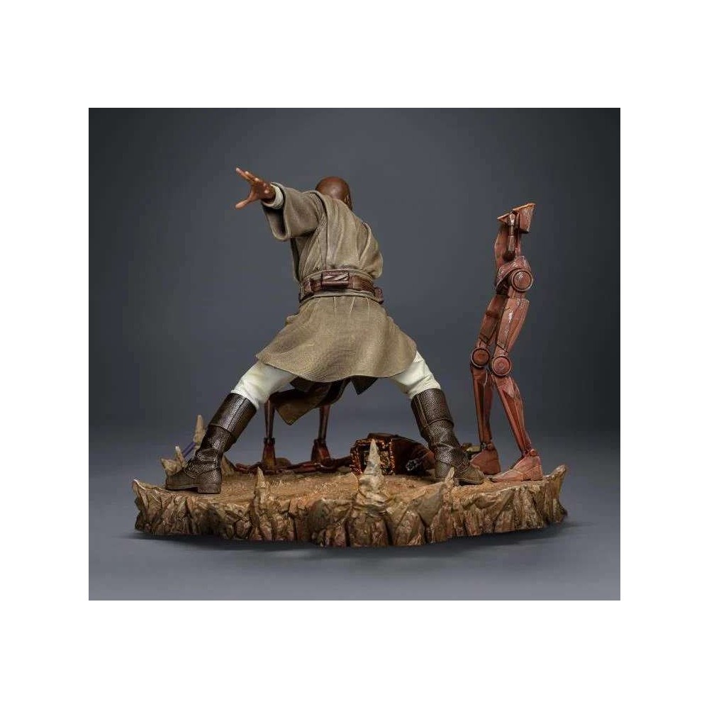 IRON STUDIOS STAR WARS MACE WINDU ART SCALE 1/10 STATUE RESIN FIGURE