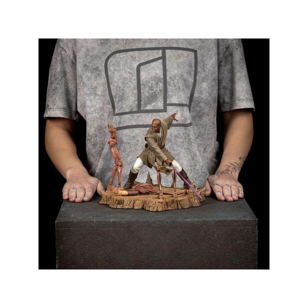 IRON STUDIOS STAR WARS MACE WINDU ART SCALE 1/10 STATUE RESIN FIGURE