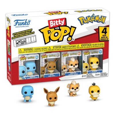 FUNKO FUNKO BITTY POP! POKEMON 4-PACK SERIES 4 MINI FIGURES