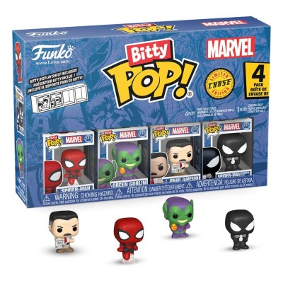 FUNKO FUNKO BITTY POP! SPIDER-MAN 4-PACK SERIES 1 MINI FIGURES