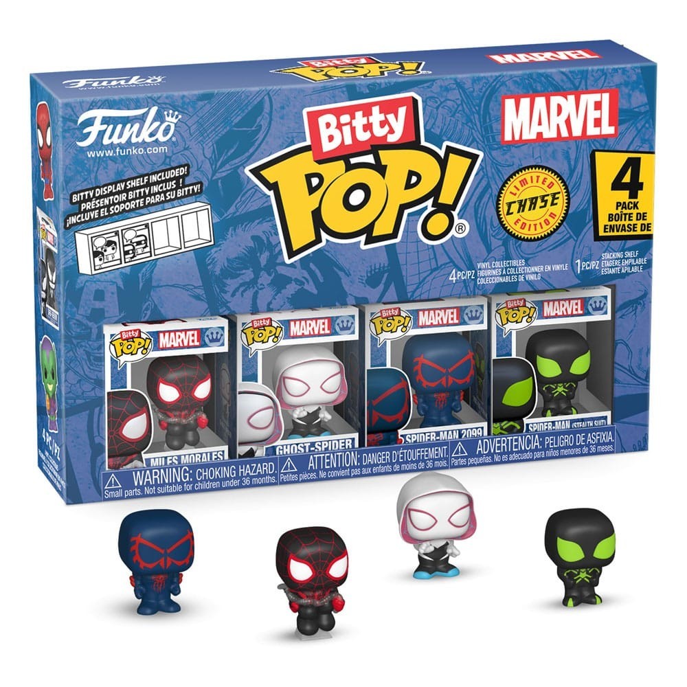 FUNKO BITTY POP! SPIDER-MAN 4-PACK SERIES 2 VINYL MINI FIGURE FUNKO