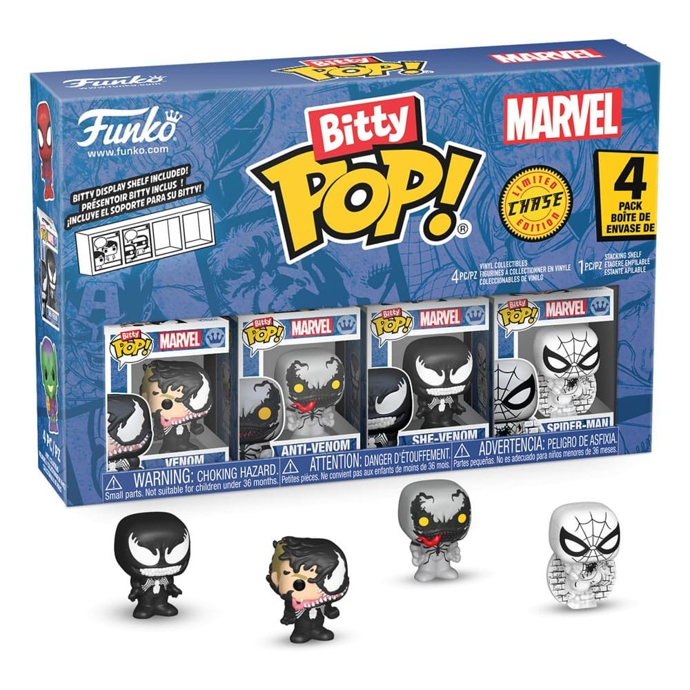 FUNKO BITTY POP! SPIDER-MAN 4-PACK SERIES 3 VINYL MINI FIGURE FUNKO