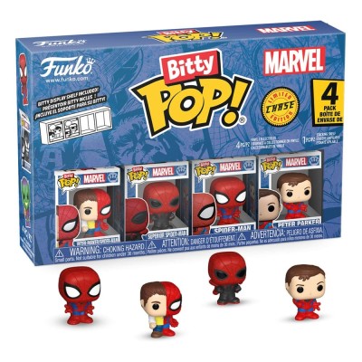 FUNKO FUNKO BITTY POP! SPIDER-MAN 4-PACK SERIES 4 MINI FIGURES