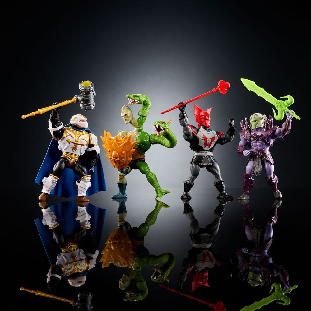 MATTEL MASTERS OF THE UNIVERSE ORIGINS 4-PACK PVC ACTION FIGURES