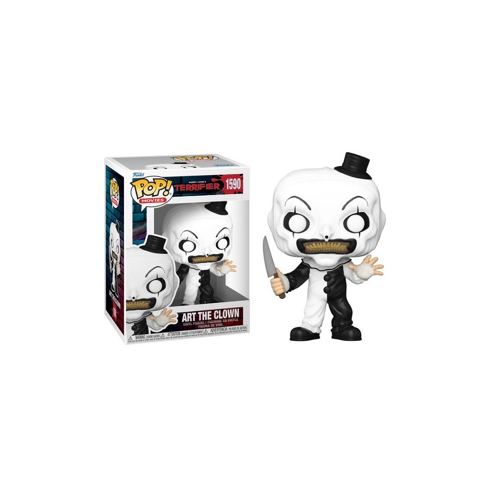 FUNKO FUNKO POP! MOVIES TERRIFIER ART THE CLOWN BOBBLE HEAD