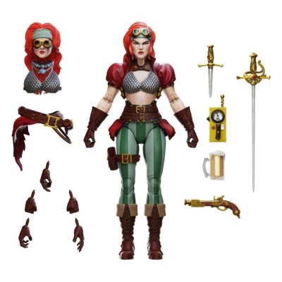 BOSS FIGHT STUDIO RED SONJA STEAMPUNK LEGEND VERSION HERO H.A.C.K.S. SERIES ACTION FIGURE