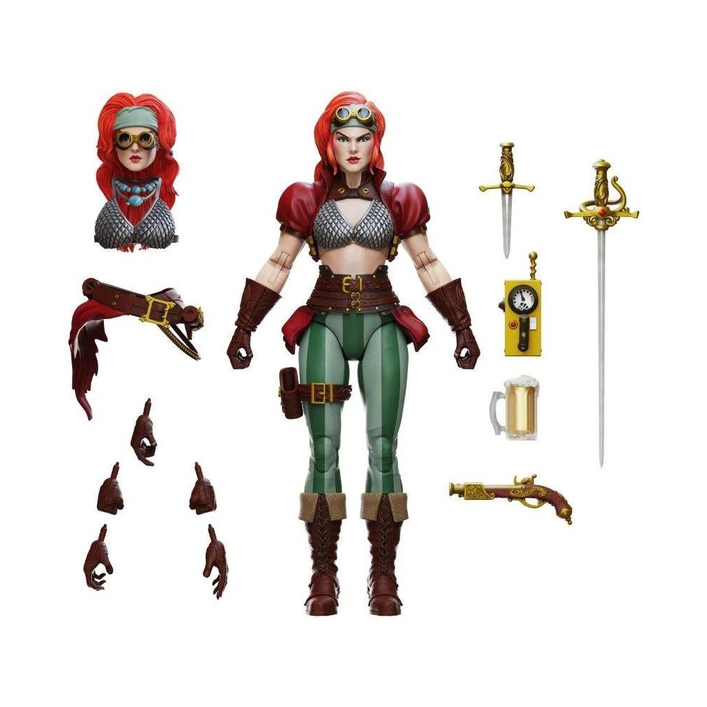 RED SONJA STEAMPUNK LEGEND HERO H.A.C.K.S. ACTION FIGURE BOSS FIGHT STUDIO