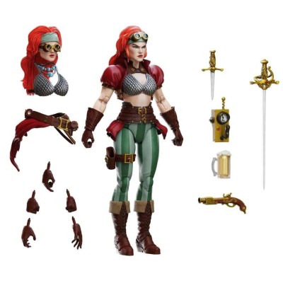 BOSS FIGHT STUDIO RED SONJA STEAMPUNK LEGEND VERSION HERO H.A.C.K.S. SERIES ACTION FIGURE