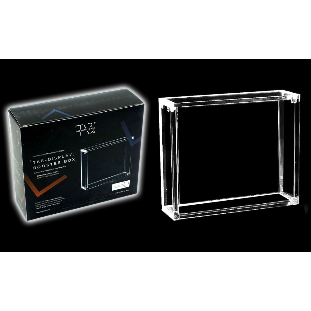 THE ACRYLIC BOX THE ACRYLIC BOX TAB-DISPLAY BOOSTER BOX