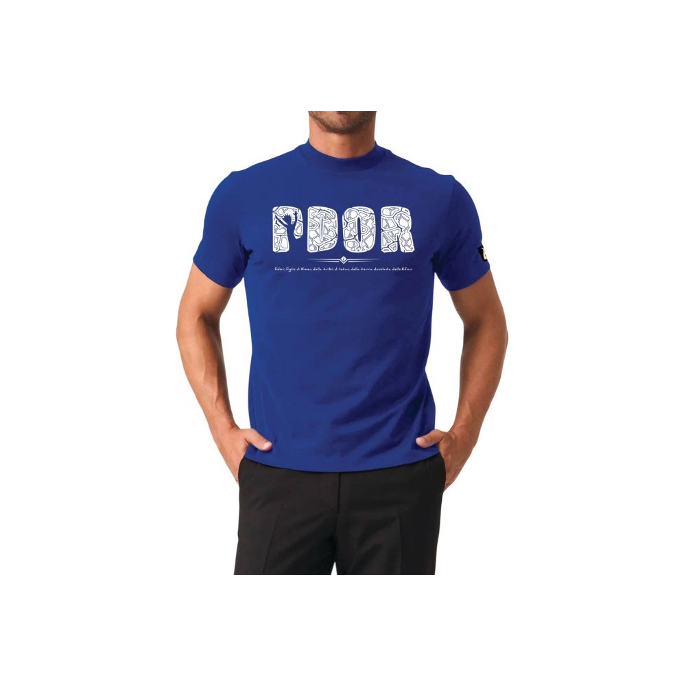 PDOR T-SHIRT BLU TAGLIA L MYAGG