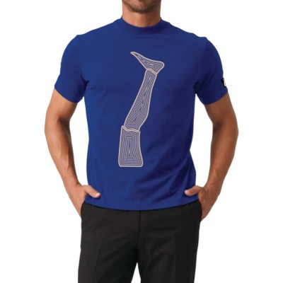 GARPEZ T-SHIRT BLU TAGLIA L MYAGG