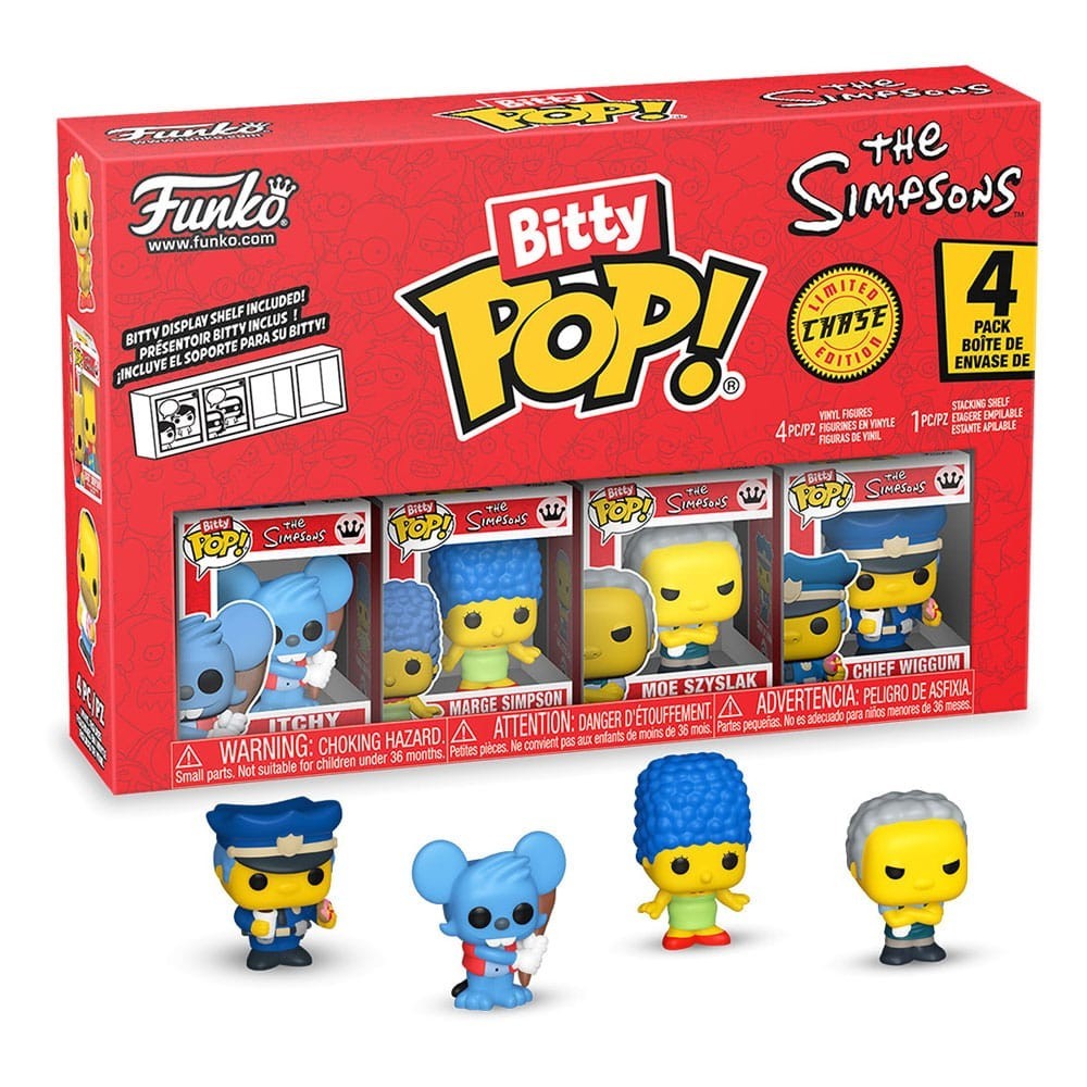 FUNKO BITTY POP! THE SIMPSONS 4-PACK SERIES 2 VINYL MINI FIGURE FUNKO