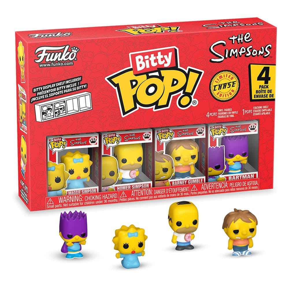 FUNKO BITTY POP! THE SIMPSONS 4-PACK SERIES 3 VINYL MINI FIGURE FUNKO
