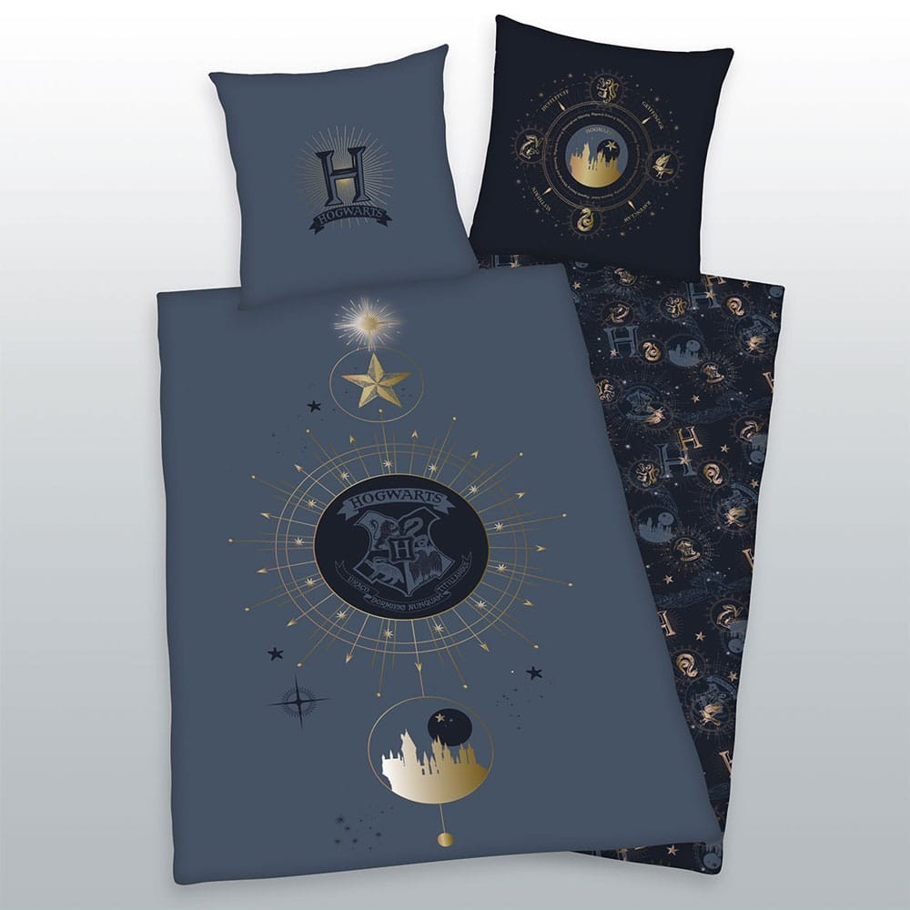 HARRY POTTER HOGWARTS NIGHT SET COPRIPIUMINO E FEDERA HERDING